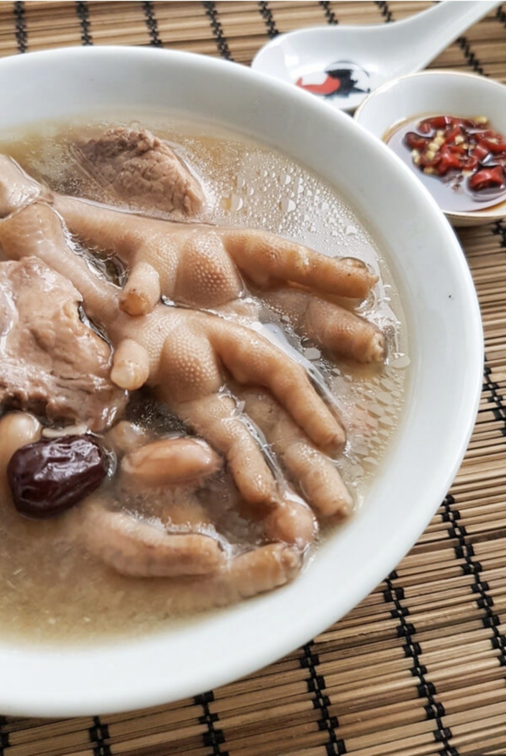 淮山杞子響螺雞腳湯1
