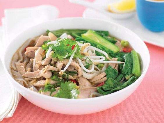 越式雞肉菜心湯麵1
