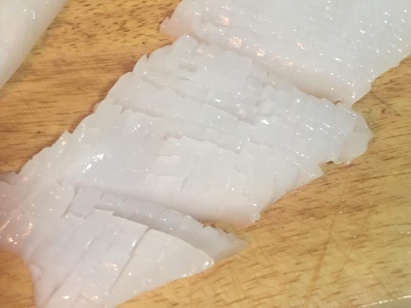 白灼軟絲佐蒜蓉醬2