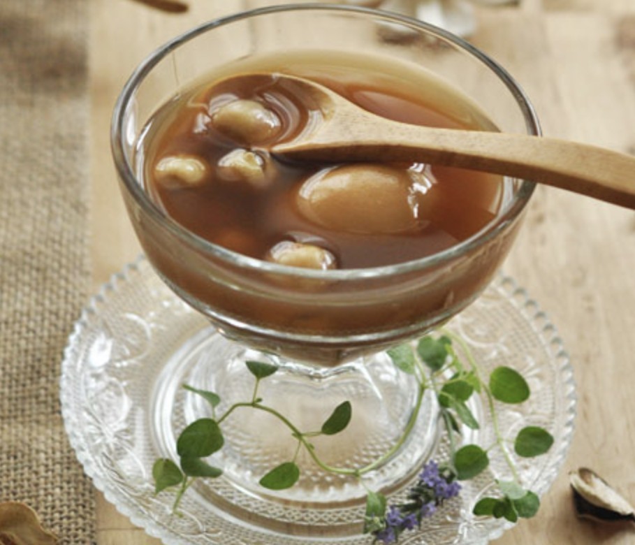 桑寄生蓮子蛋茶1