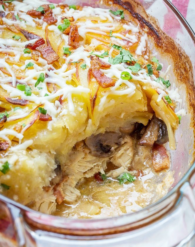 薯仔雞肉蘑菇烤盤3