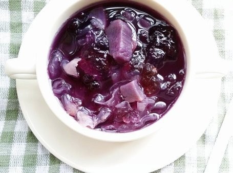 紫薯雪耳糖水1