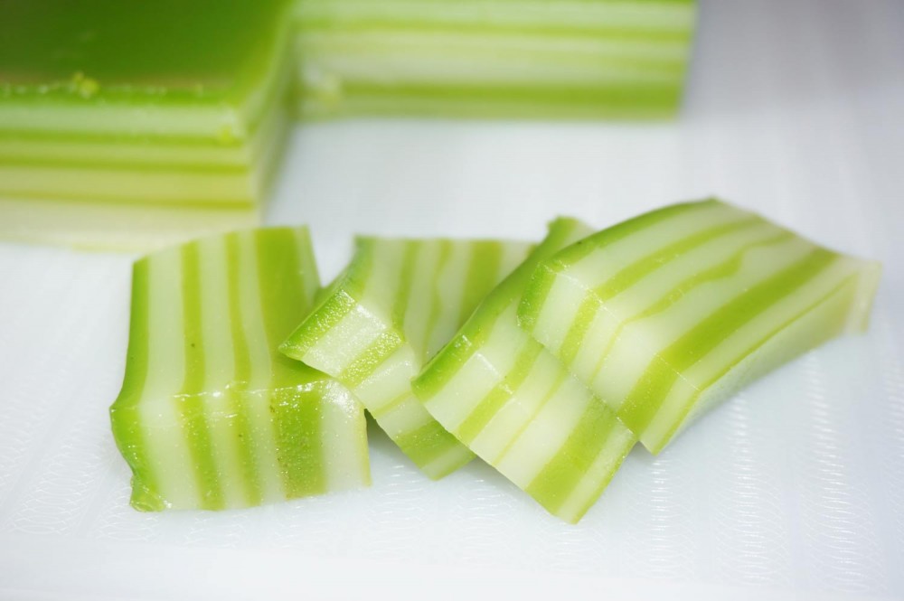 椰汁班蘭千層糕