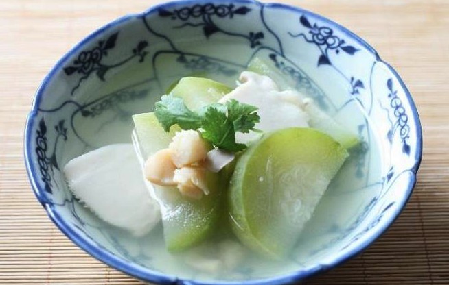 節瓜瑤柱湯