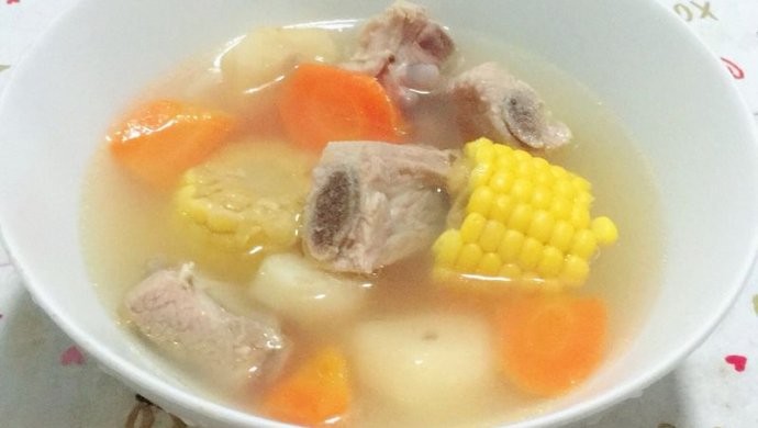 馬蹄玉米胡蘿蔔瘦肉湯
