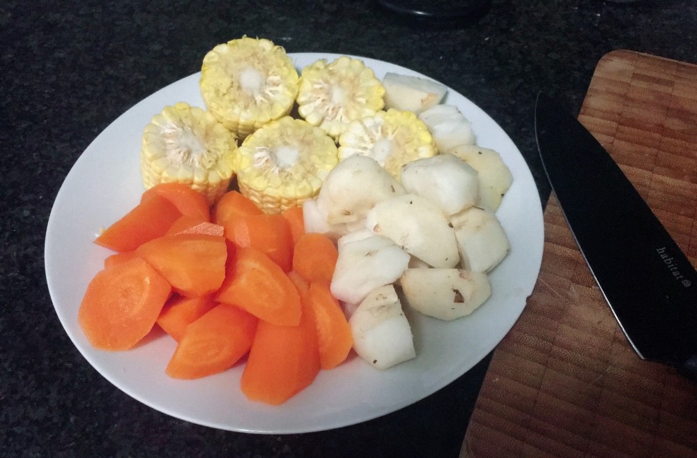 馬蹄玉米胡蘿蔔瘦肉湯