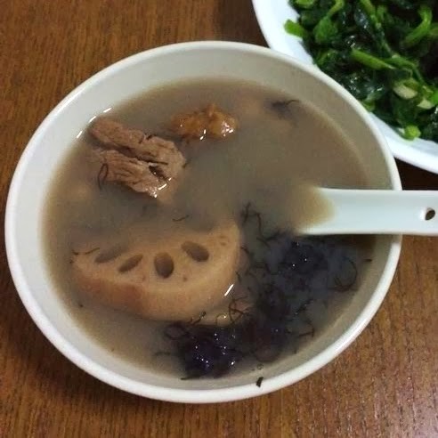 髮菜蓮藕蠔豉湯