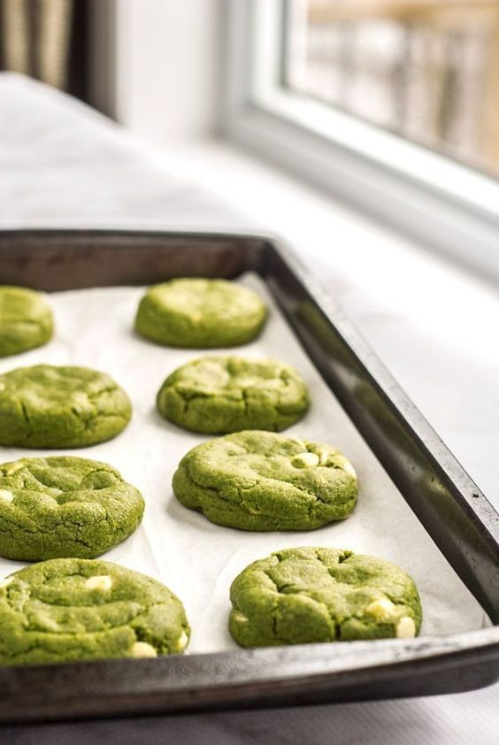 Matcha Chocolate Cookies