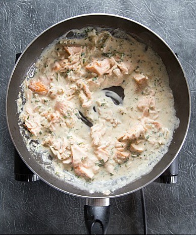 三文魚白汁意麵3