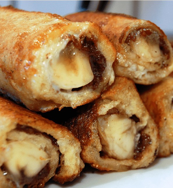 nutella香蕉吐司卷2