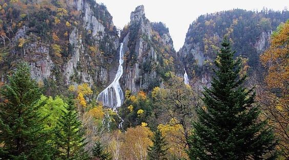 層雲峡流星滝
