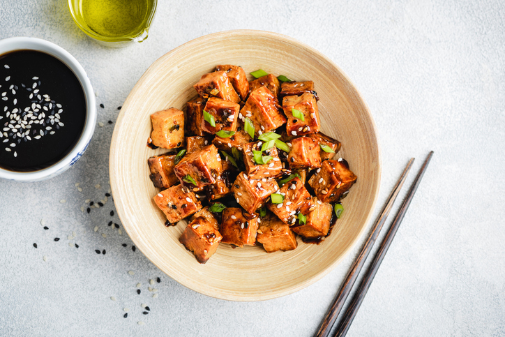 醬油煎豆腐