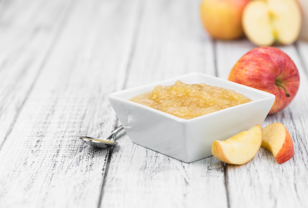 蘋果泥也含有果膠，為可溶性纖維，或能有助治療腹瀉。