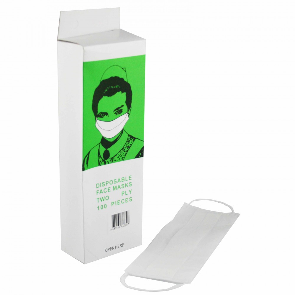 來自中國的口罩「Disposable Face Masks Two Ply」表現最差。