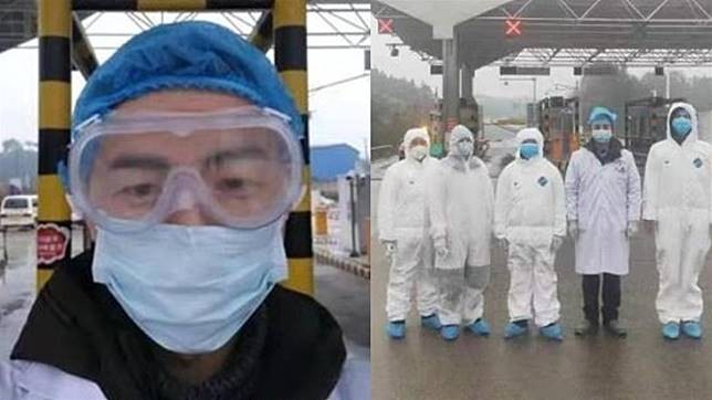 宋英傑醫生從大年初一開始就一直在堅守防疫前線,不眠不休連續工作十天。