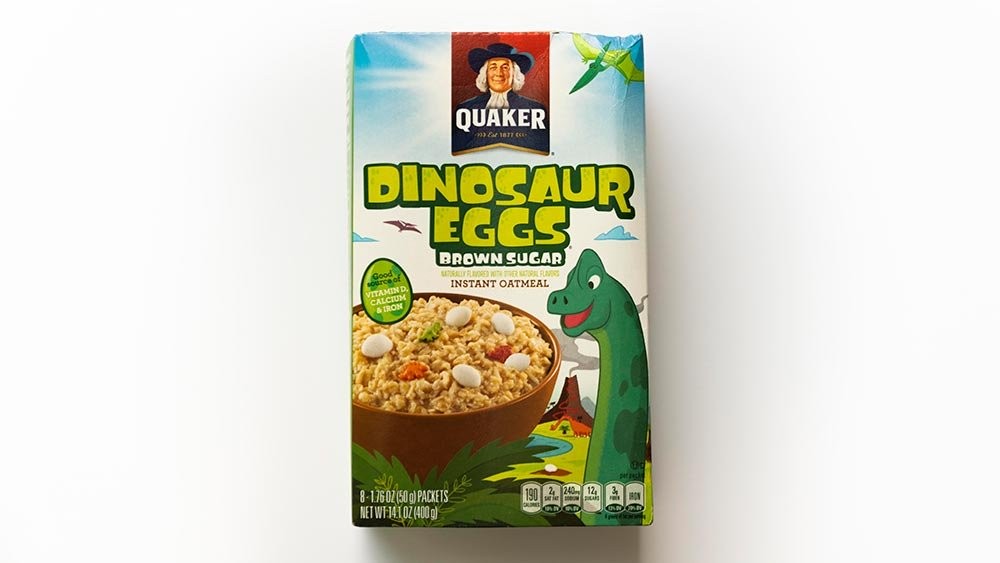 Quaker Dinosaur Eggs, Brown Sugar, Instant Oatmeal