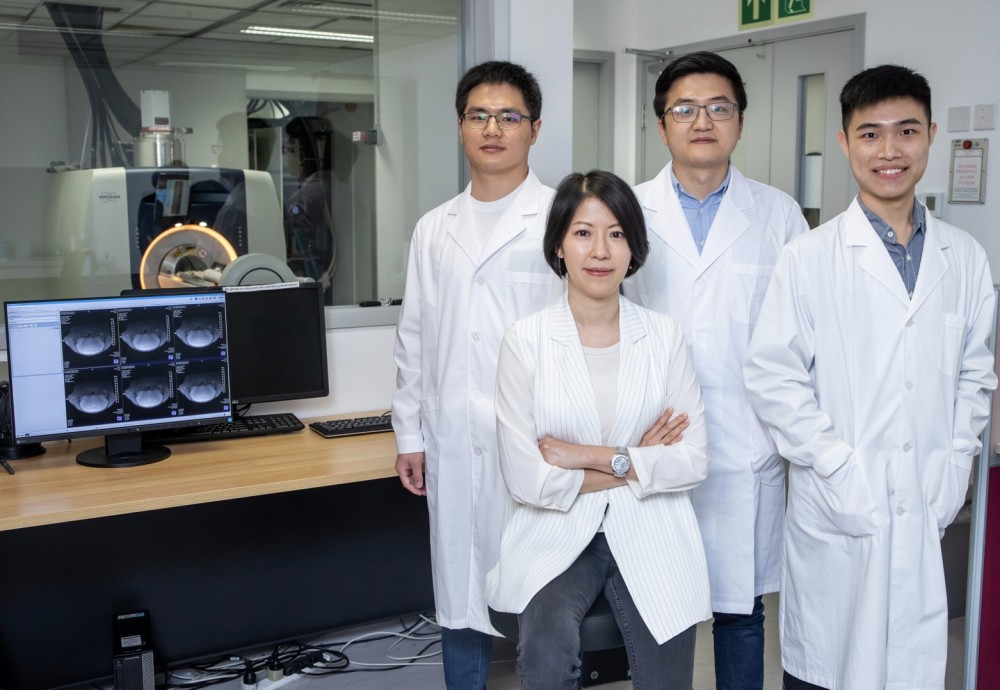 香港城市大學和約翰．霍普金斯大學（Johns Hopkins University）科研人員聯合組成的團隊，成功開發出一種基於動態化學交換飽和轉移磁力共振成像（Chemical Exchange Saturation Transfer MRI, CEST MRI）的新分子成像方法。