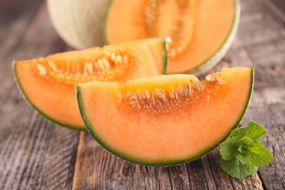 哈密瓜(Muskmelon)盛產於中國新疆。