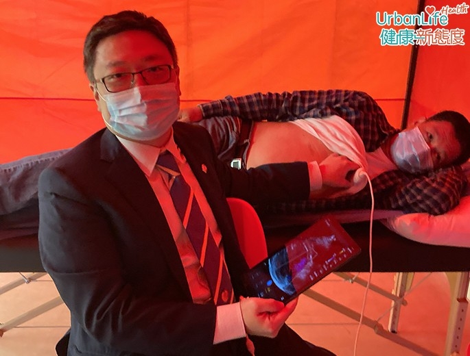 中心在未來半年會繼續推行免費社區心臟超聲波檢查,年滿65歲以上香港居民可參加報名檢查。