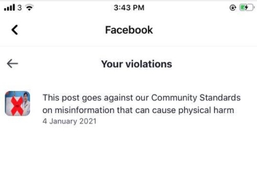 薛達回應顧小培的文章曾一度被Facebook刪除。