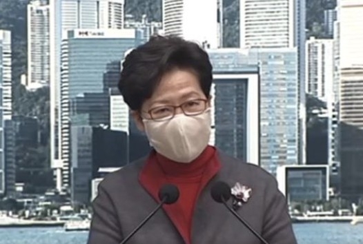 林鄭月娥出席行政會議前表示,至今實行了8次封區強制檢測行動,形容有關決定是科學,亦是判斷,不認為行動是勞民傷財。