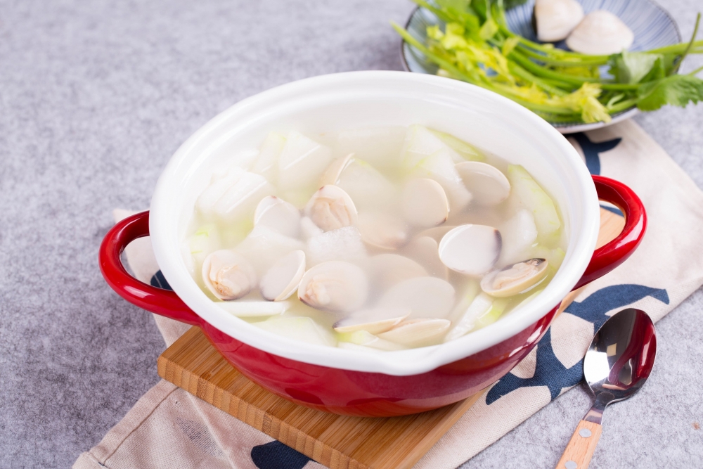 冬瓜蜆肉湯有抗炎、消暑解熱、補血等作用。