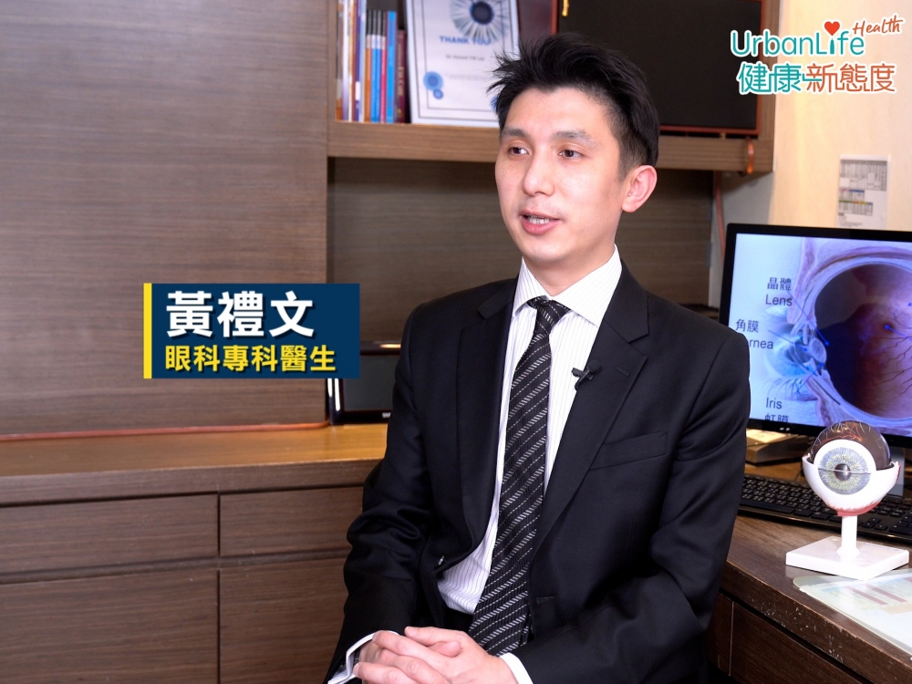 黃醫生指，飛蚊在一些對比度較大的場景下，特別容易被人見到。