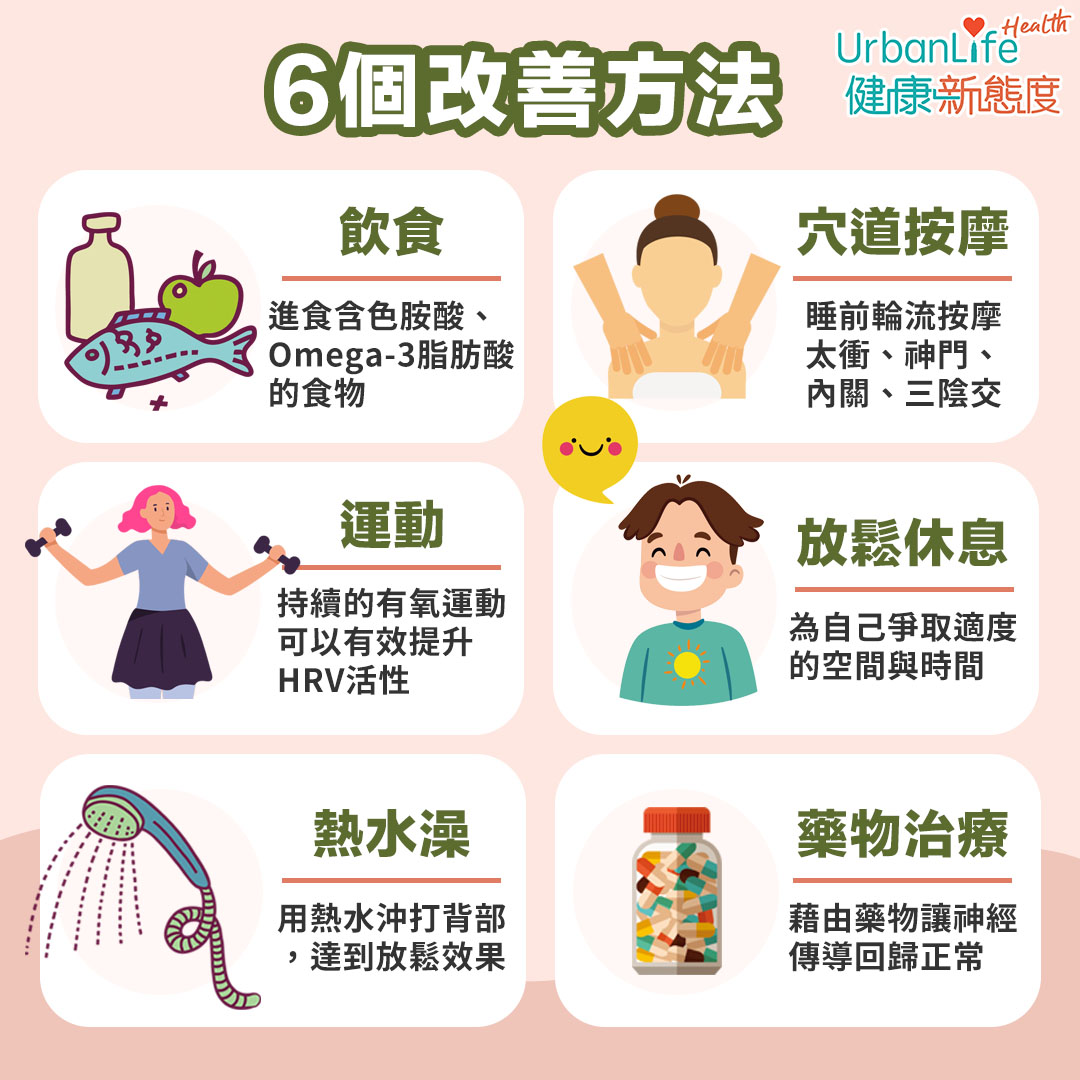 自律神經失調6大改善方法