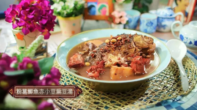 粉葛鯽魚赤小豆扁豆湯