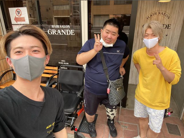 「拓也哥」病情惡化,已經將小腿截肢。