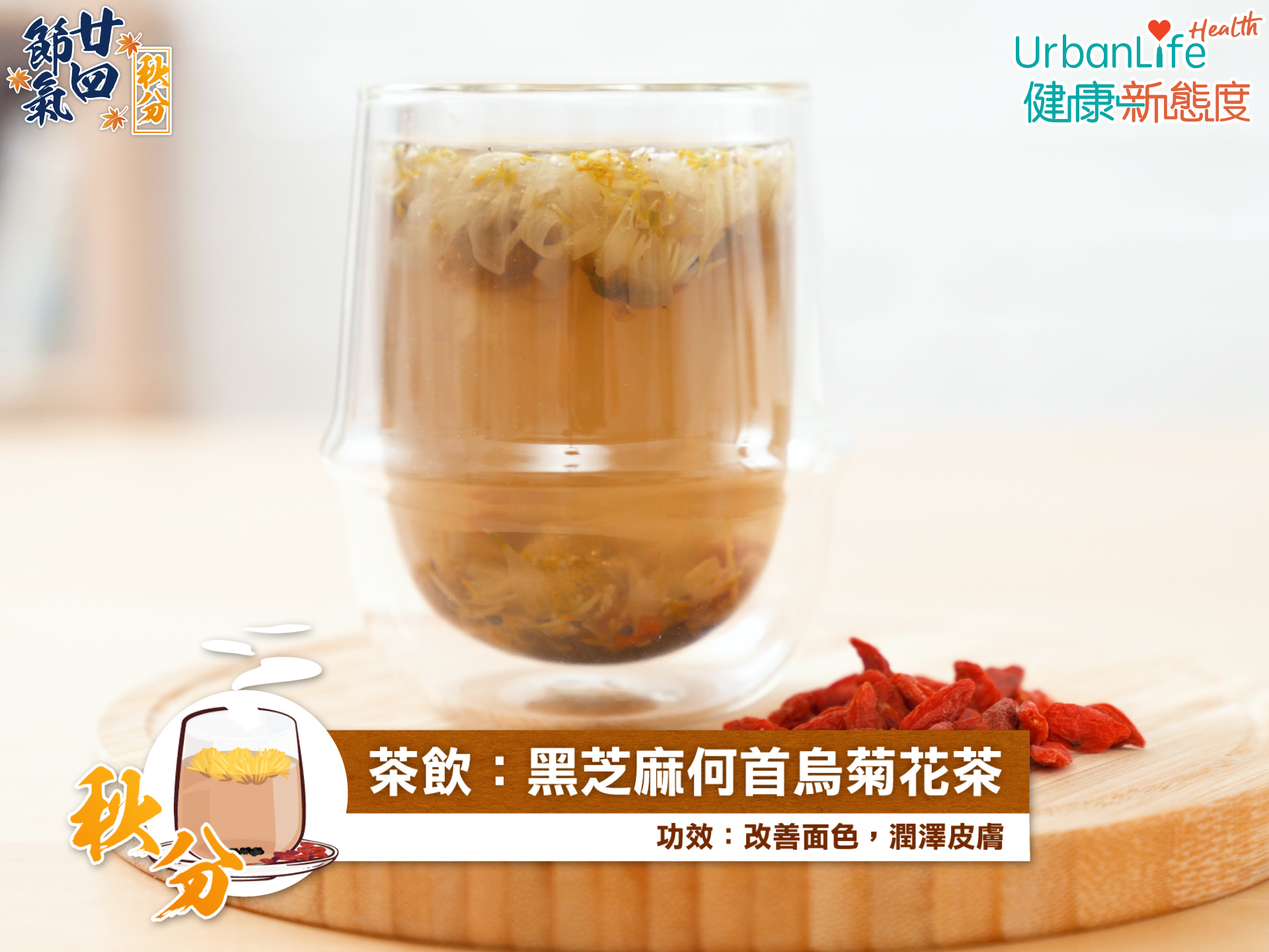 秋天時分,推介益顏飲予大家。