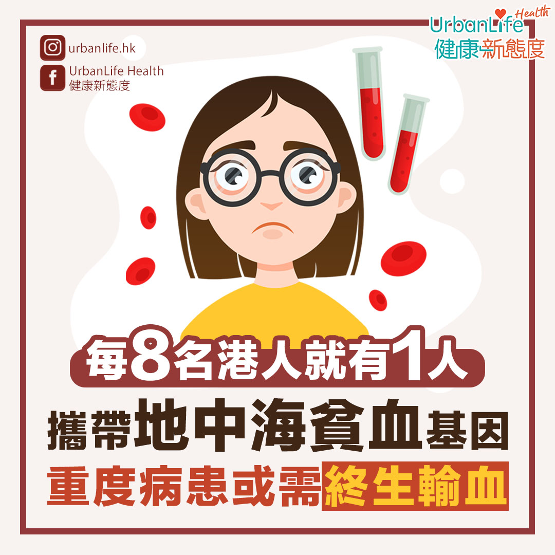 究竟地中海貧血有甚麼症狀?患者日常又應怎樣護理?