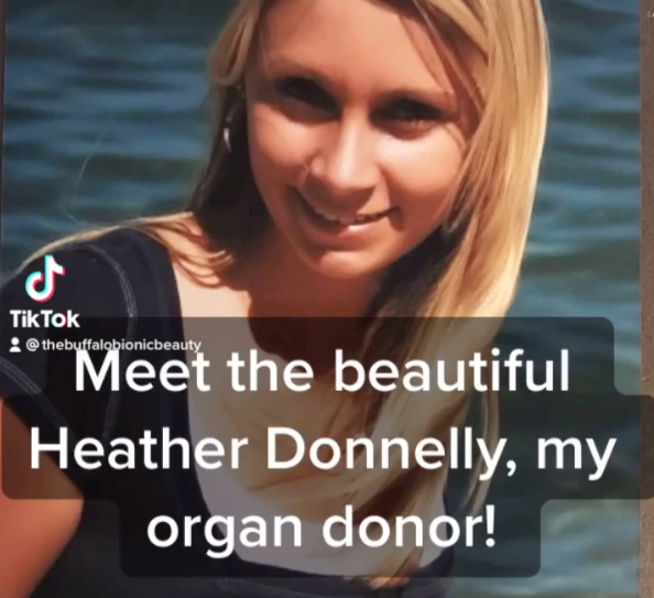 Heather的器官成功拯救了8名受贈者,而28歲的Diana Donnarumma就是其中一位。