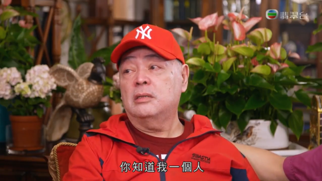 訪問中見張偉文精神不錯，回復正常身型。