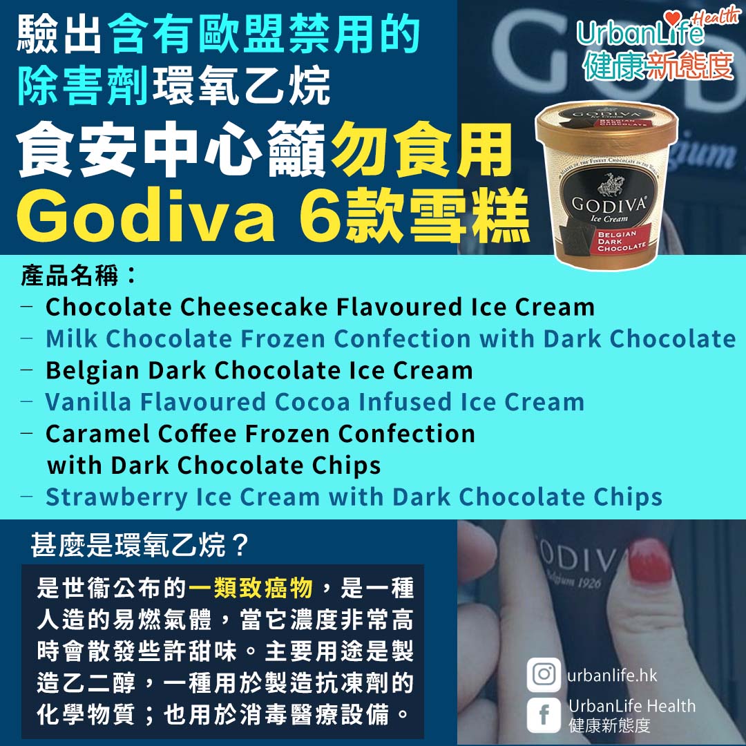 6款Gaodiva法國雪糕驗出含禁用除害劑。