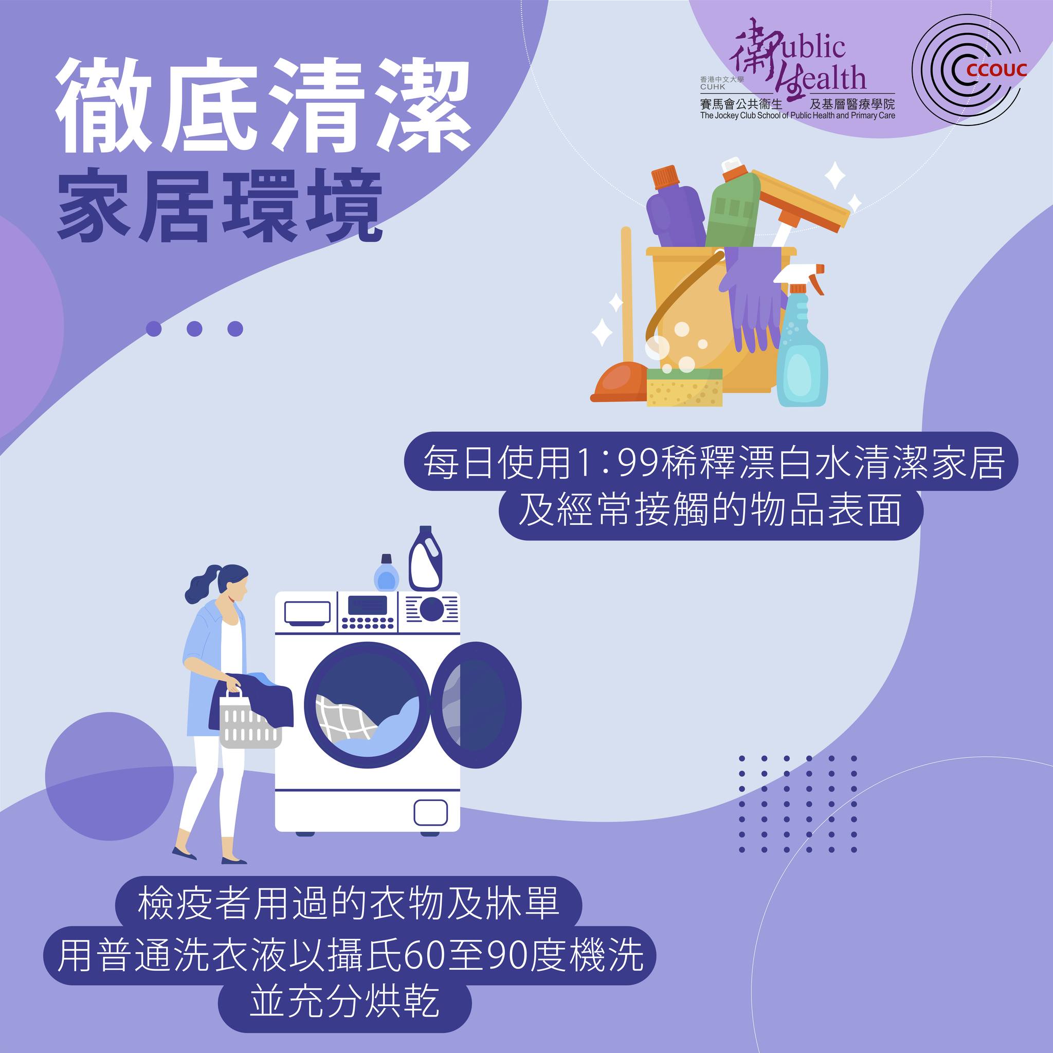 指引三、徹底清潔家居環境