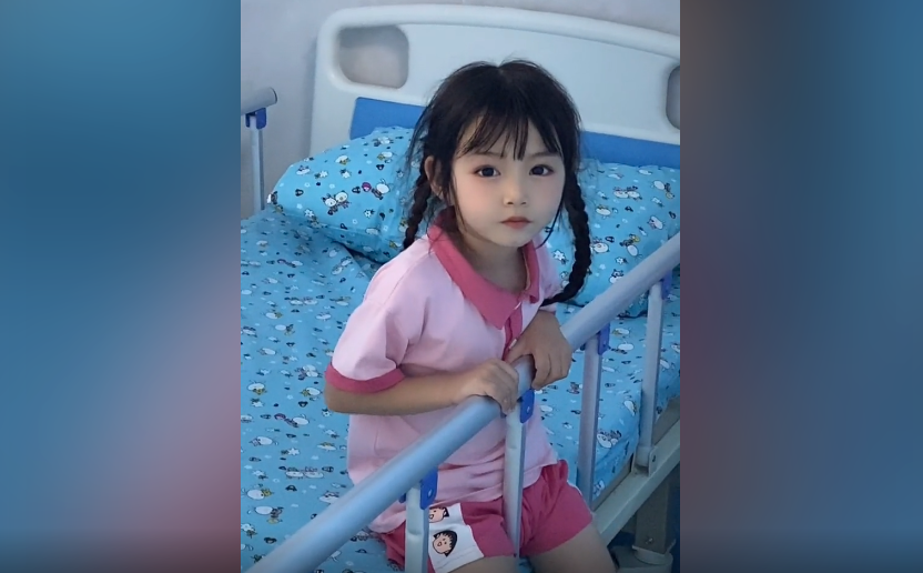 藍妮妮出生外表就很出眾,許多人看見上帝賦予她的美麗外表都會忍不住稱讚。