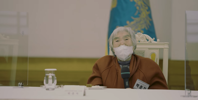 朴春子說:「我想把我的快樂分享給別人,所以當時我就決定,有錢的時候要懂得分享,沒有什麼比分享更令人愉快的了。」