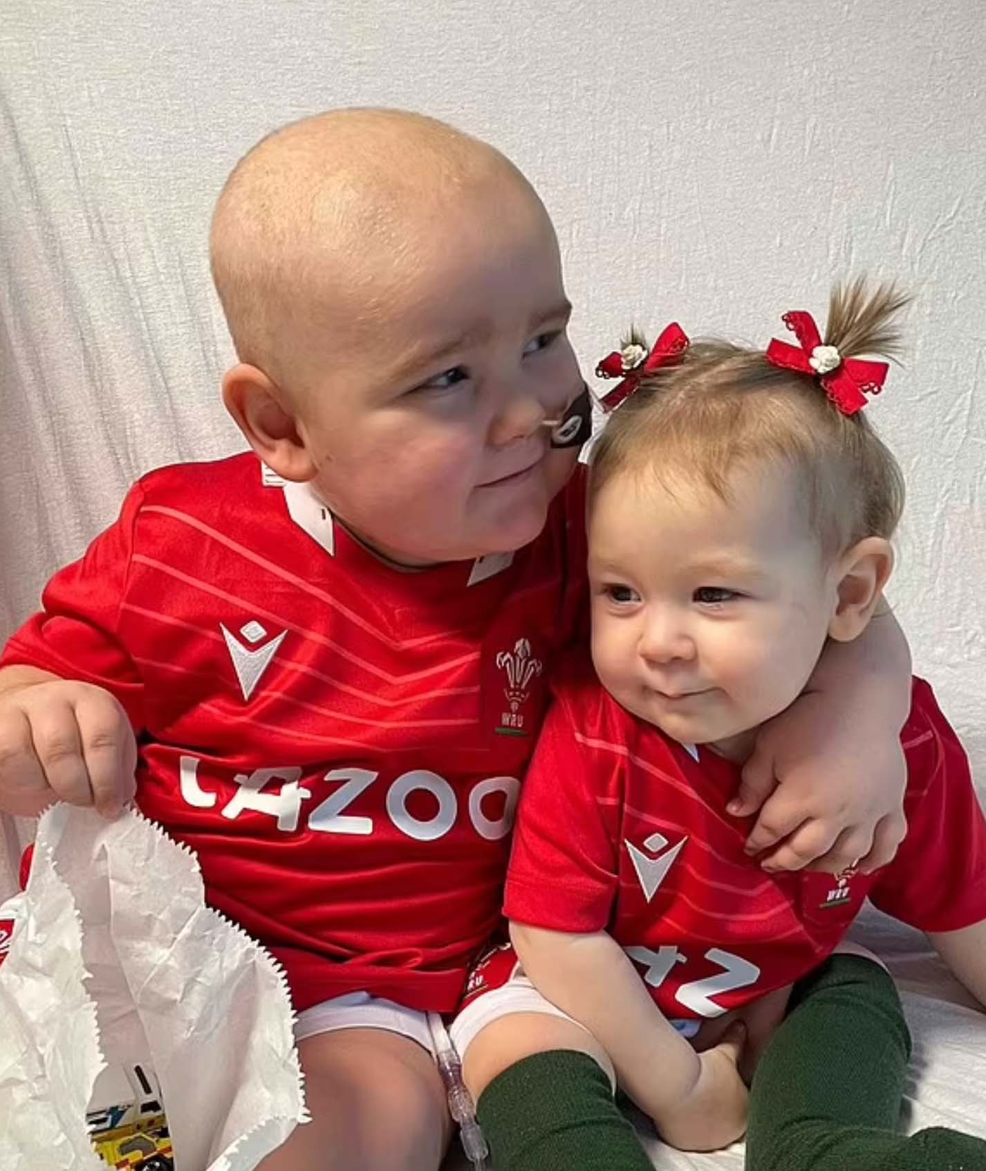 據悉，自妹妹出世以後，Morgan都十分疼愛妹妹。