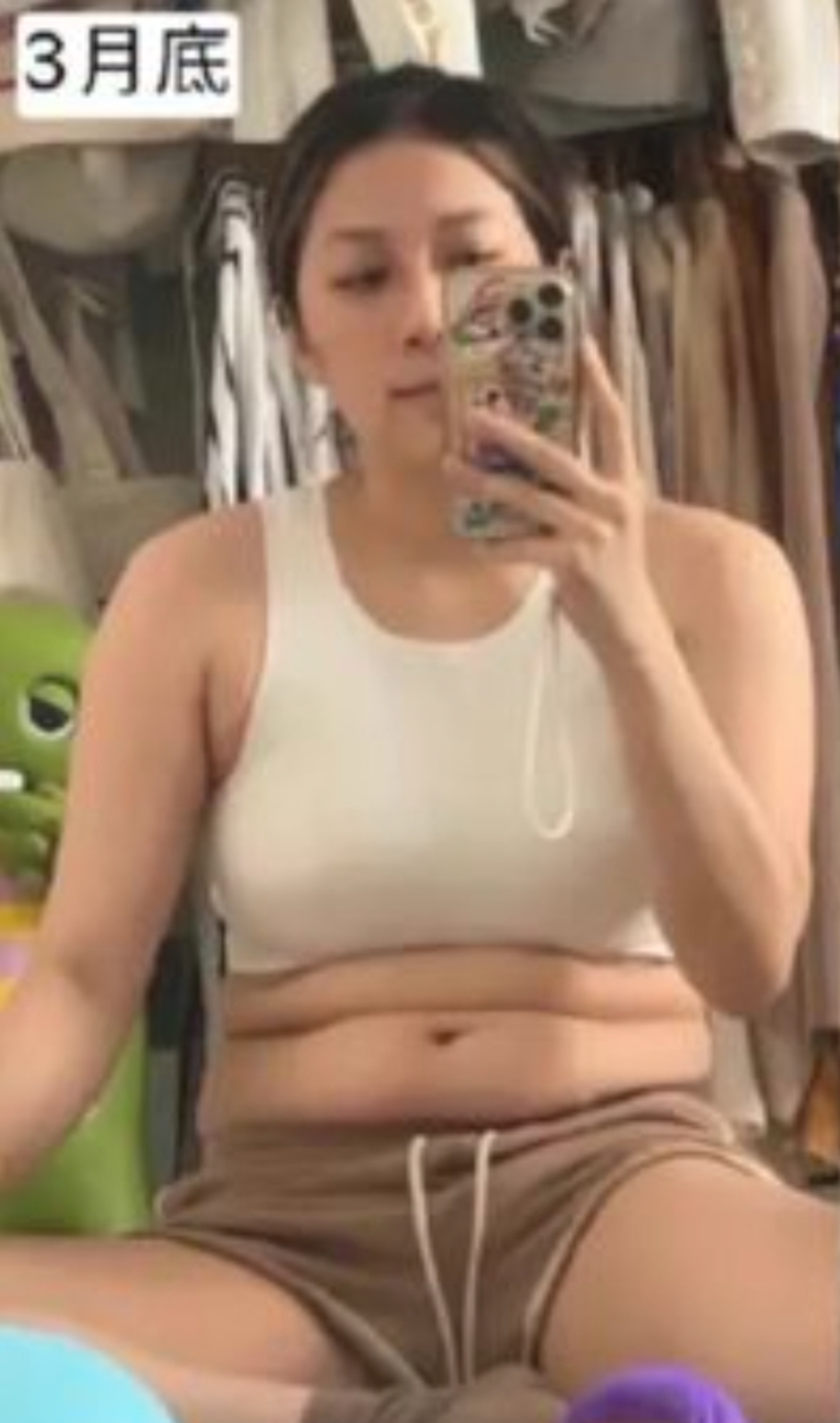 近日有一位擁有百萬粉絲的女KOL分享了居家期間「被迫減肥」的經歷，指因要一條青瓜分2日食，10天內足足瘦4Kg減走大肚腩。