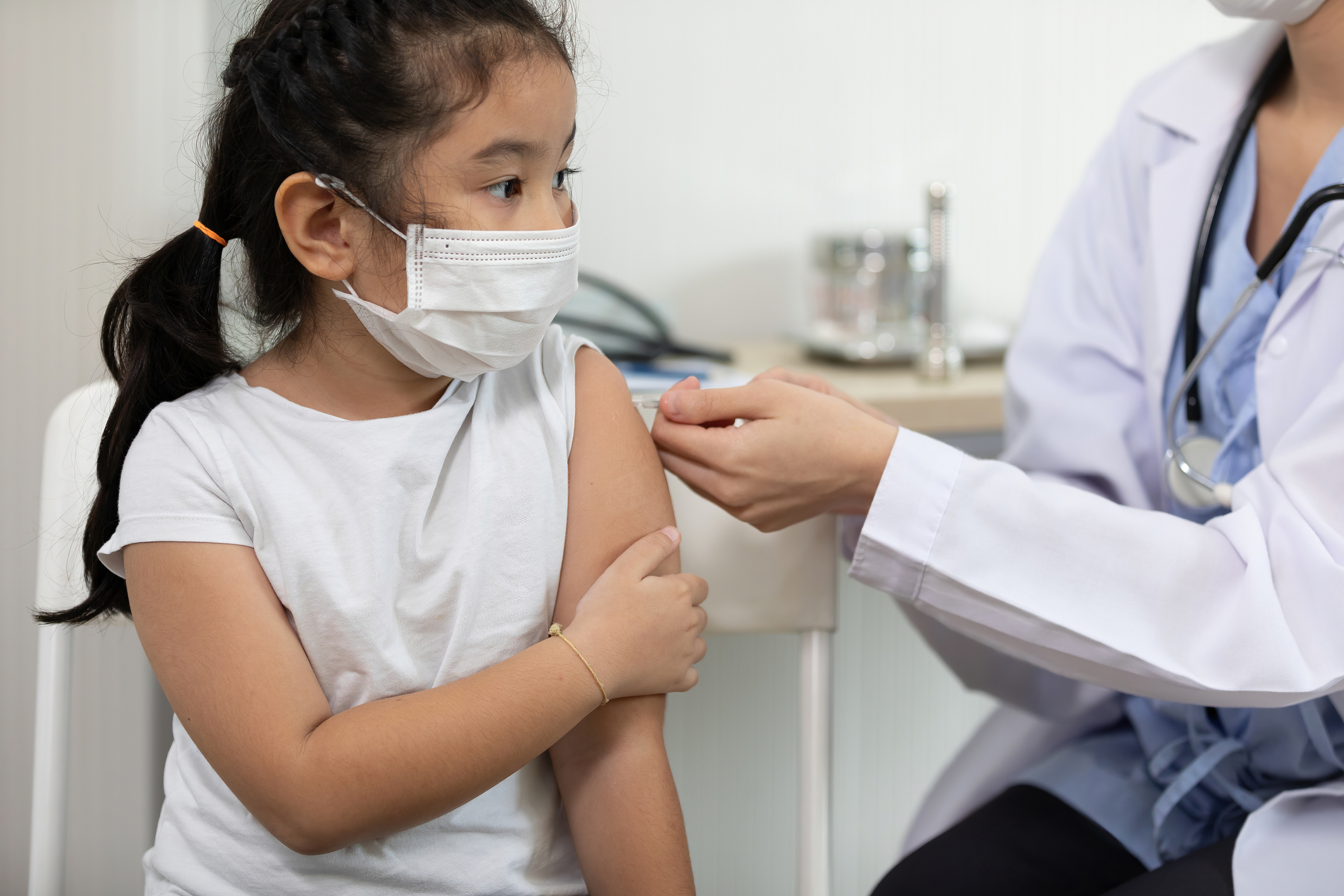 在台灣，6到11歲兒童今日起（5月2日）可接種新冠疫苗。（資料圖片）