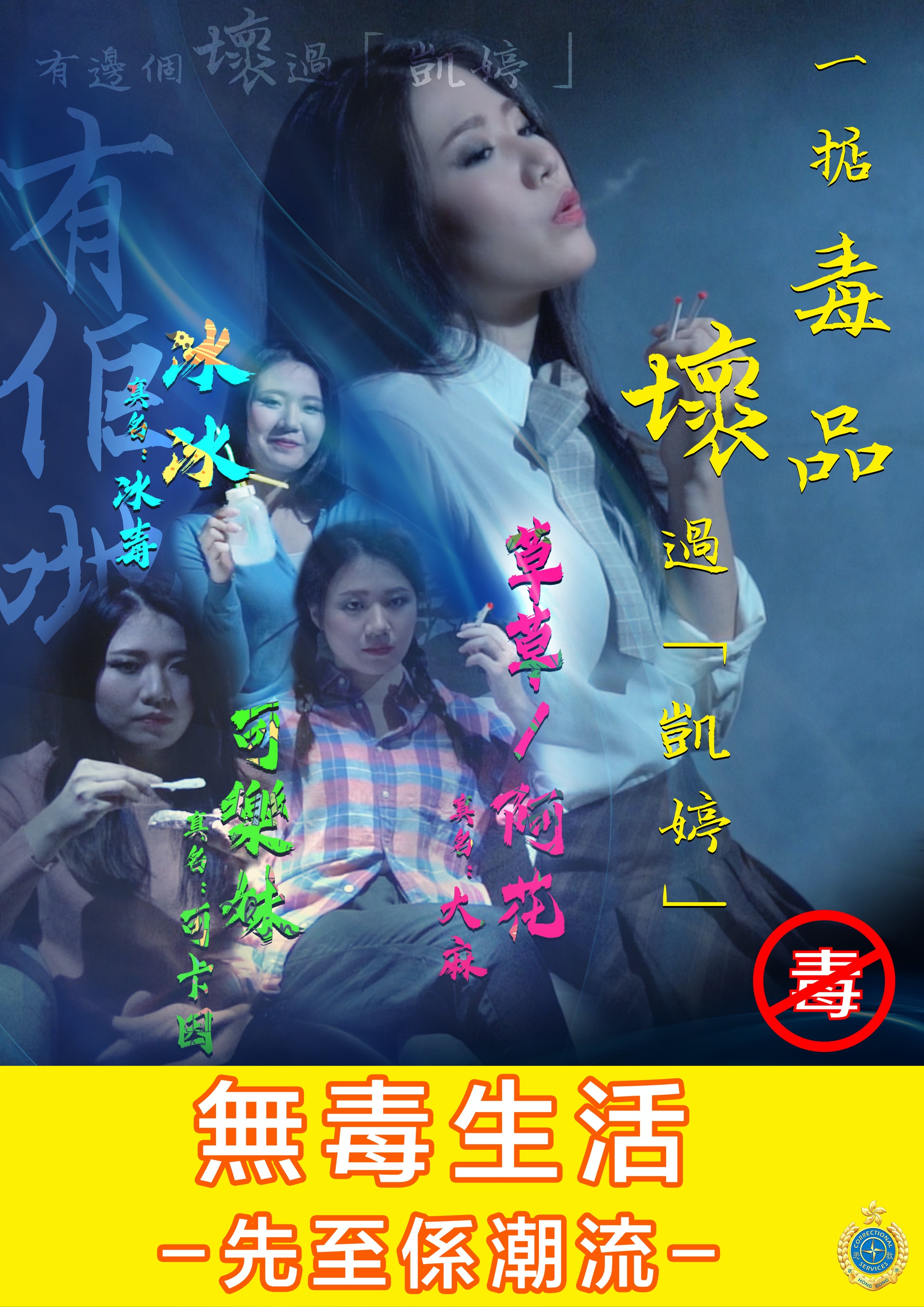 懲教署製禁毒短片首集主題「壞過凱婷」。