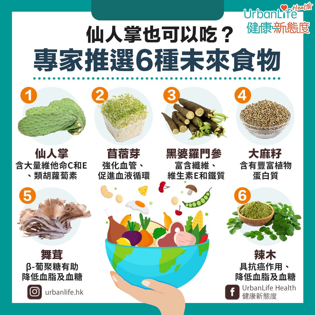 以上是6種港人較為陌生的食物。