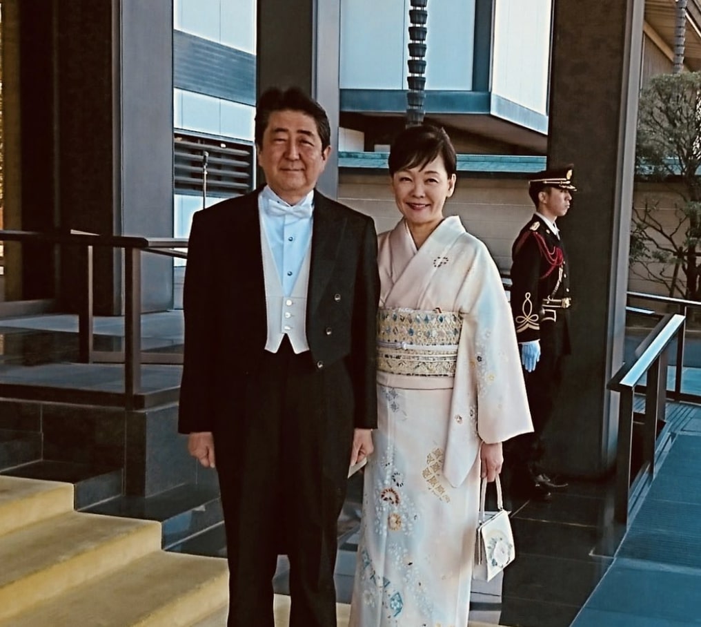 安倍晉三與妻子安倍昭惠結婚已35年。