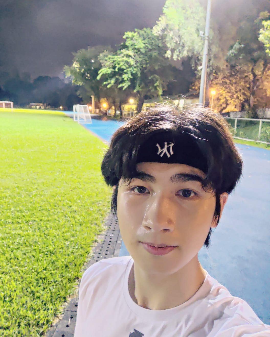 馮皓揚熱愛運動,透過運動來磨練個人意志力。