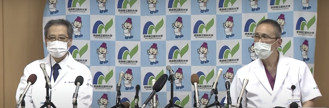 奈良縣立醫科大附屬醫院醫生表示，安倍中槍後體內多處出血。