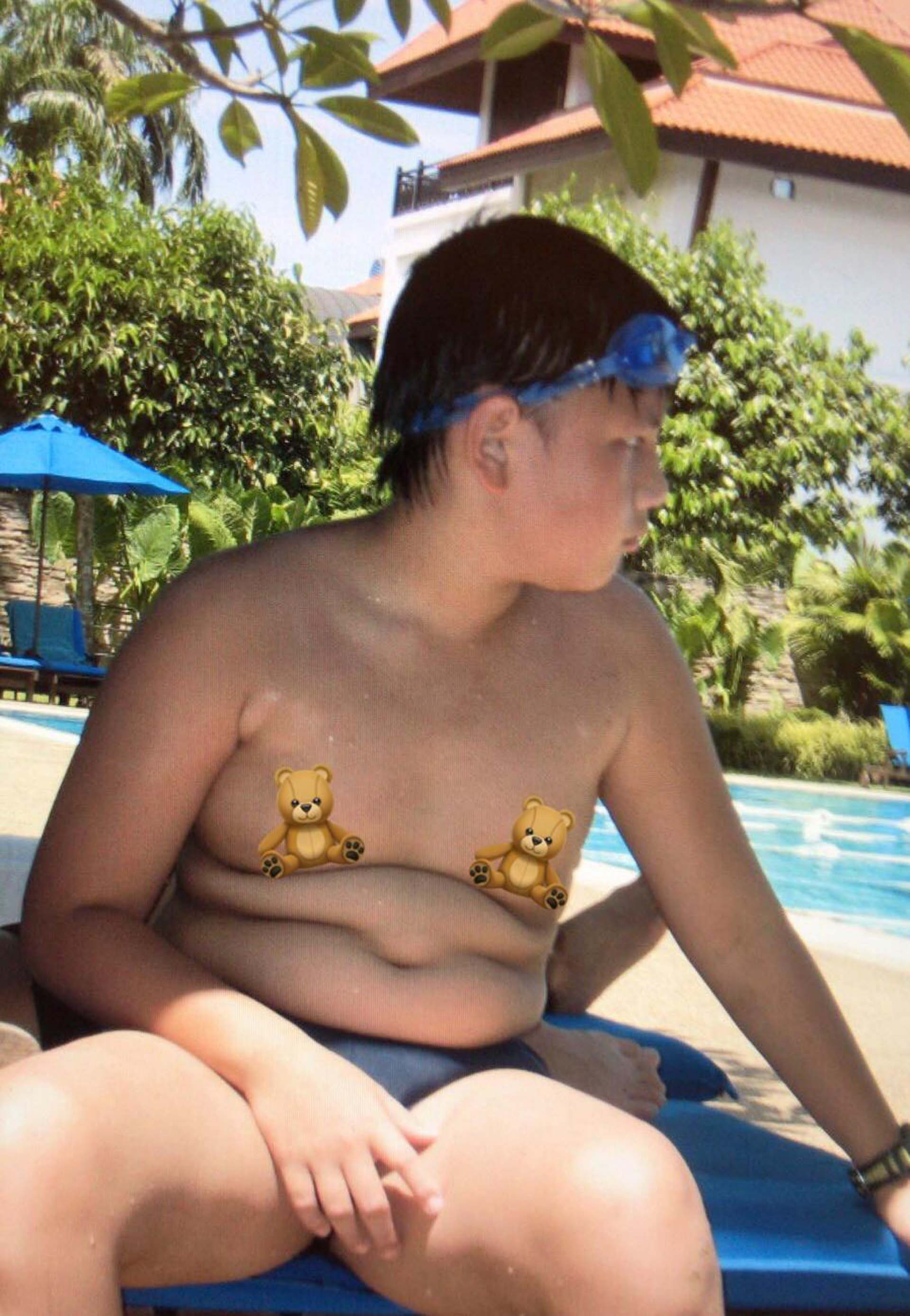 現時的肌肉男神原來曾經也是個重達190磅、有3層肥肉的「肥仔」。