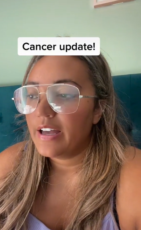 Chanelle 在社交平台TikTok分享自己病情的經過。