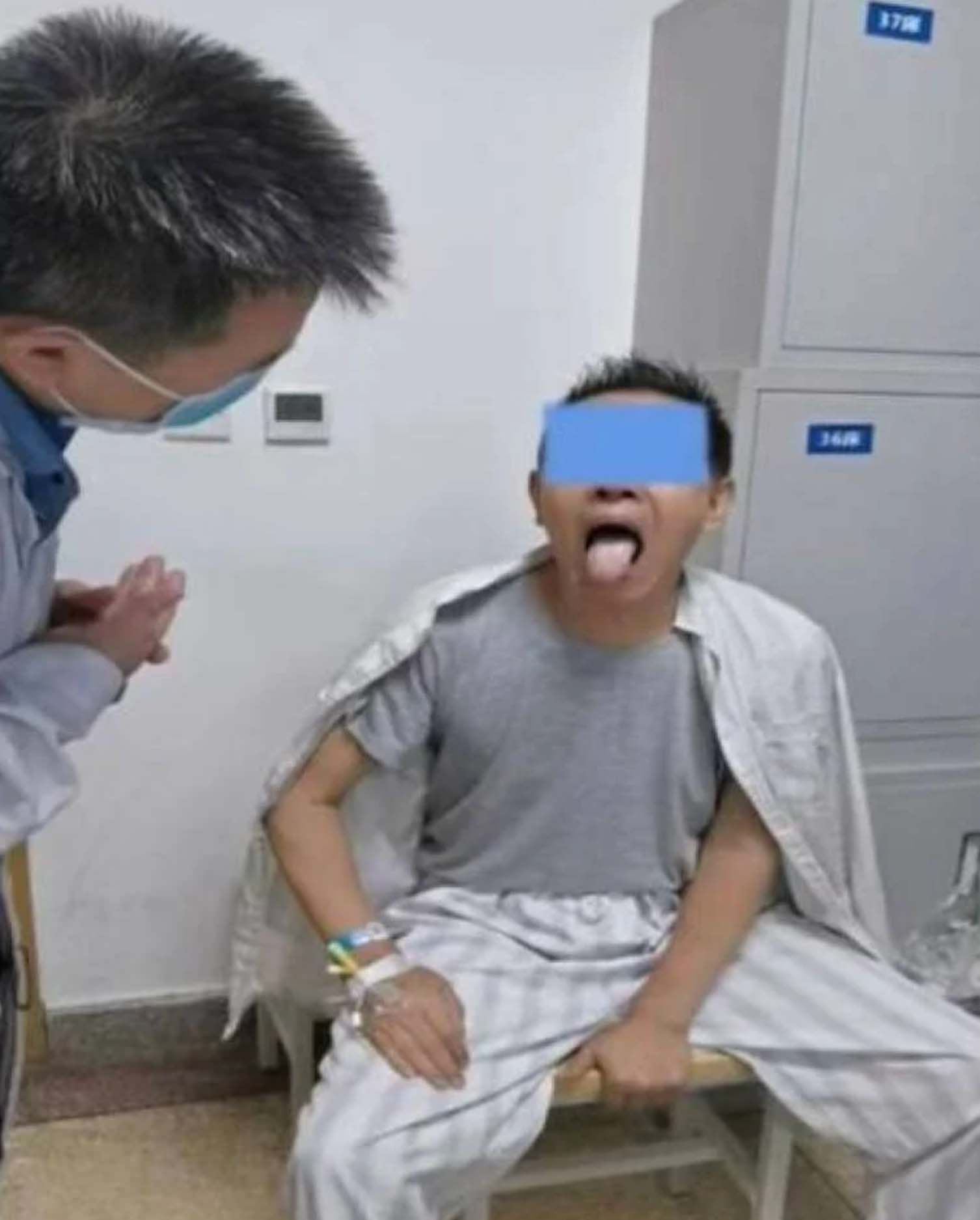 宋先生的右半邊身癱瘓,手腳無法抬起之餘更無法說話。