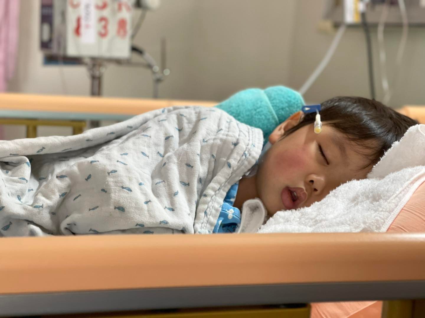 媽媽心痛發文,「該放手了。會好好的陪著你走完。」